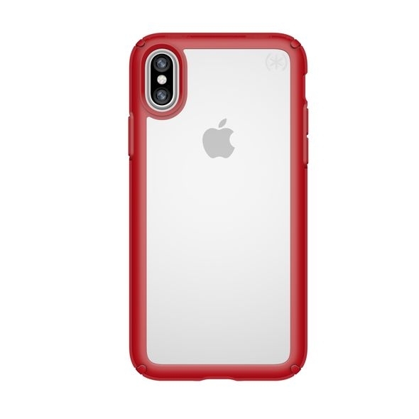 Speck Products iPhone X Presidio Show Klf-Heartthrob Red