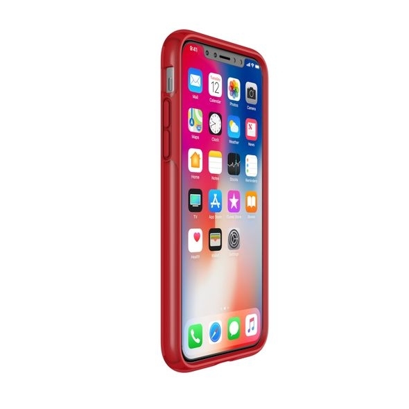 Speck Products iPhone X Presidio Show Klf-Heartthrob Red