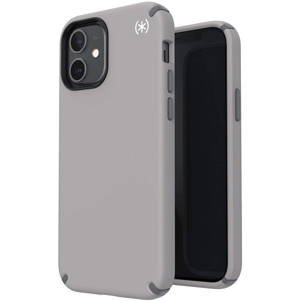Speck iPhone 12 Presidio2 Serisi Klf (MIL-STD-810G)-Grey