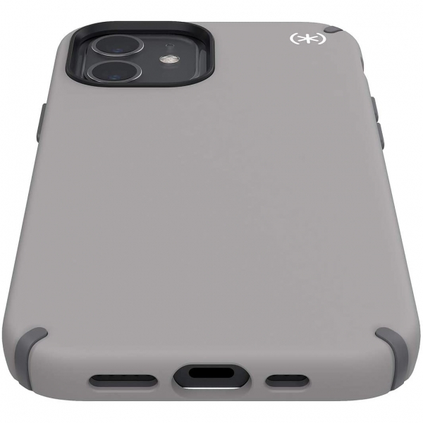 Speck iPhone 12 Presidio2 Serisi Klf (MIL-STD-810G)-Grey