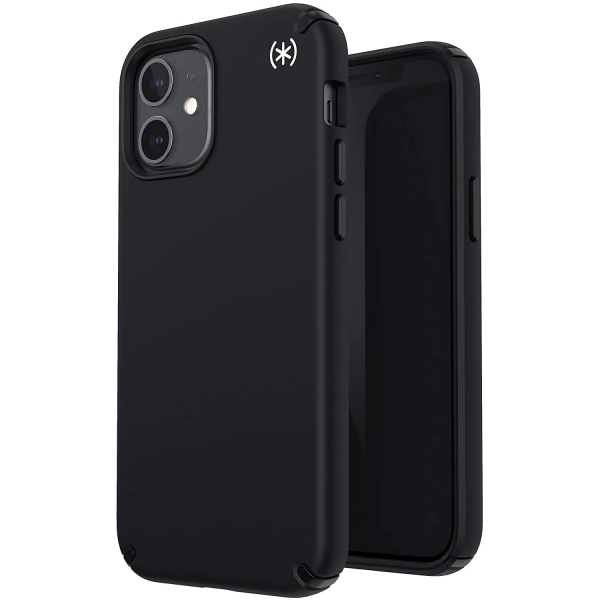 Speck iPhone 12 Presidio2 Serisi Klf (MIL-STD-810G)-Black