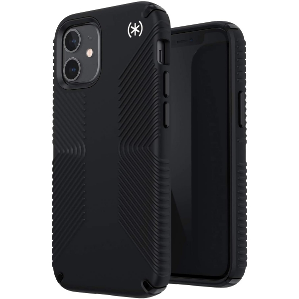 Speck iPhone 12 Mini Presidio2 Grip Serisi Klf (MIL-STD-810G)-Black