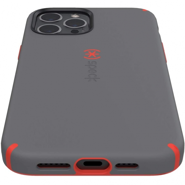 Speck iPhone 12 Pro Max CandyShell Pro Serisi Klf (MIL-STD-810G)-Turbo Red