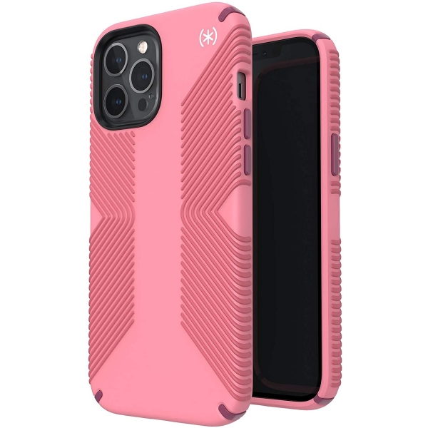 Speck iPhone 12 Pro Max Presidio2 Grip Serisi Klf (MIL-STD-810G)-Vintage Rose