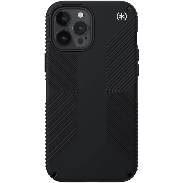 Speck iPhone 12 Pro Max Presidio2 Grip Serisi Klf (MIL-STD-810G)-Black