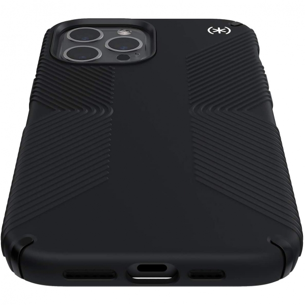 Speck iPhone 12 Pro Max Presidio2 Grip Serisi Klf (MIL-STD-810G)-Black