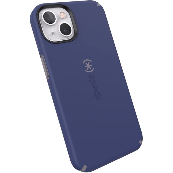 Speck iPhone 13 CandyShell Pro Serisi Klf (MIL-STD-810G)-Prussian Blue/Cloudy Gray