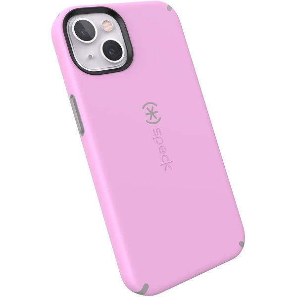 Speck iPhone 13 CandyShell Pro Serisi Klf (MIL-STD-810G)-Aurora Purple/Cathedral Grey