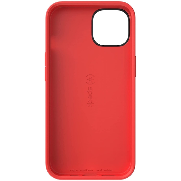 Speck iPhone 13 CandyShell Pro Serisi Kılıf (MIL-STD-810G)-Moody Grey/Turbo Red