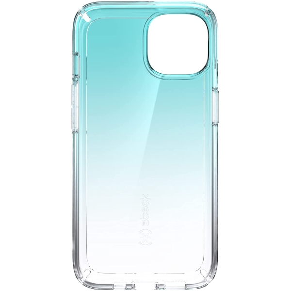 Speck iPhone 13 GemShell Serisi Klf (MIL-STD-810G)-Totally Teal Fade/Clear