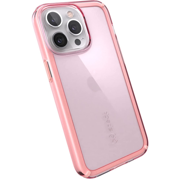 Speck iPhone 13 GemShell Serisi Klf (MIL-STD-810G)-Pink Tint/Chiffon Pink