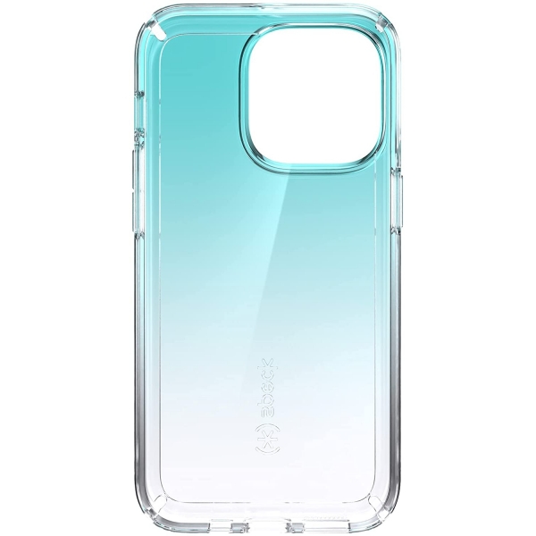 Speck iPhone 13 GemShell Serisi Klf (MIL-STD-810G)-Totally Teal Fade/Clear