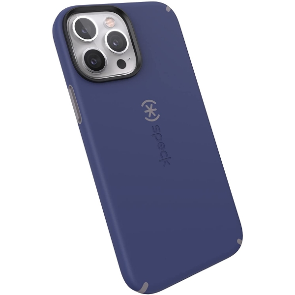 Speck iPhone 13 Pro Max CandyShell Pro Serisi Klf (MIL-STD-810G)-Prussian Blue/Cloudy Gray