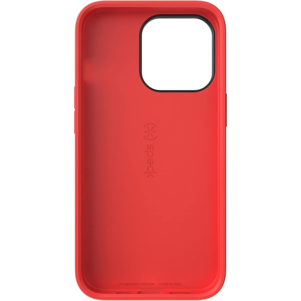 Speck iPhone 13 Pro CandyShell Pro Serisi Klf (MIL-STD-810G)-Moody Grey/Turbo Red