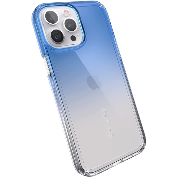 Speck iPhone 13 Pro Max GemShell Serisi Klf (MIL-STD-810G)-Kyanite Blue/Clear