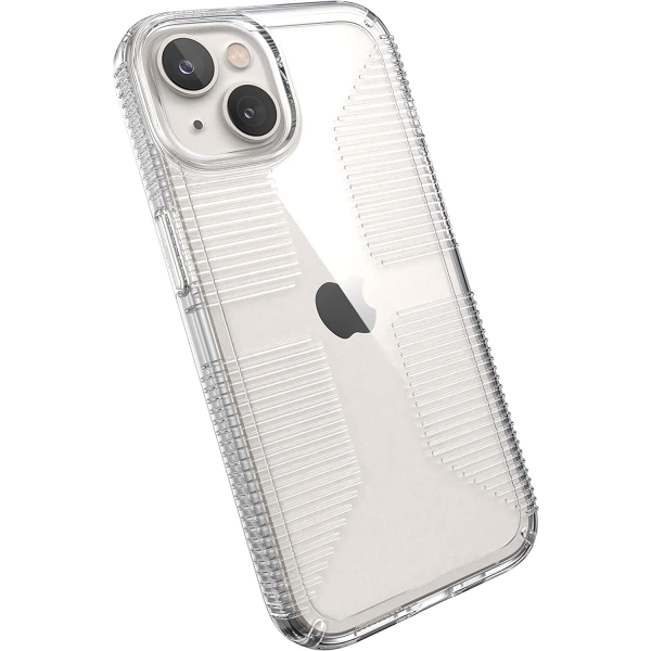 Speck iPhone 14 Plus GemShell Grip Serisi Klf (MIL-STD-810G)-Clear/Clear