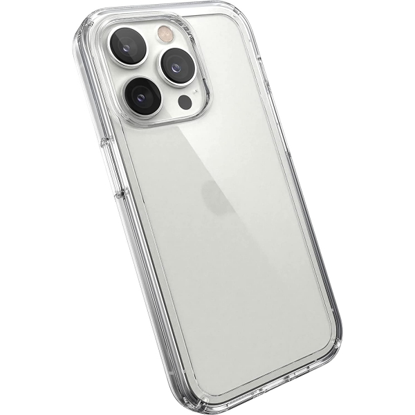 Speck iPhone 14 Pro GemShell Serisi Klf (MIL-STD-810G)-Clear/Clear