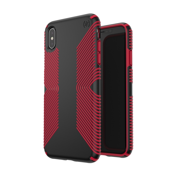 Speck iPhone XS Max Presidio Grip Klf-DARK POPPY RED