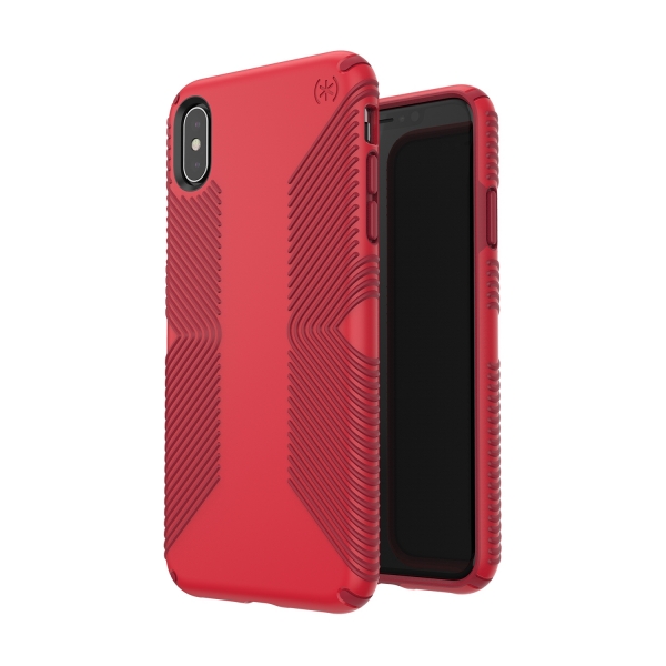 Speck iPhone XS Max Presidio Grip Klf-HEARTRATE RED