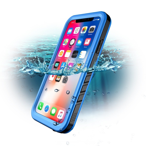 Sportlink iPhone X Su Geirmez Klf-Blue