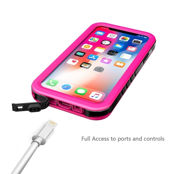 Sportlink iPhone X Su Geirmez Klf-Pink