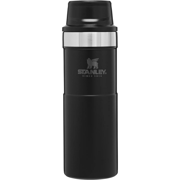 Stanley Classic Trigger Termos (480ml) (Mat Siyah)