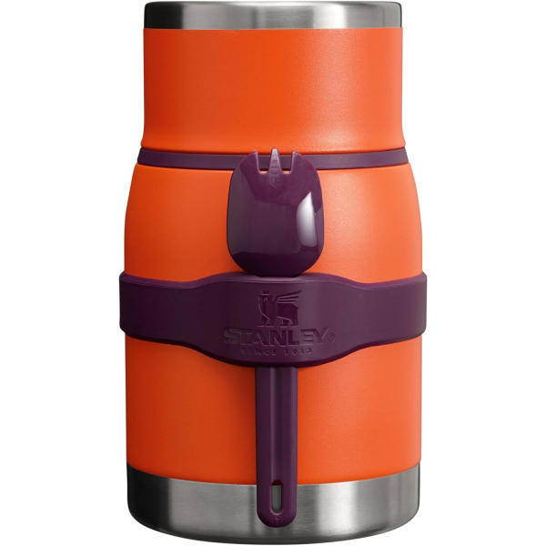 Stanley Yaltml Yemek Termosu/Kab (700mL)-Tigerlily Plum