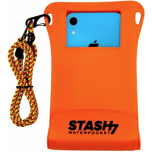 Stash7 Su Geirmez Telefon Klf (6.5 in)-Orange
