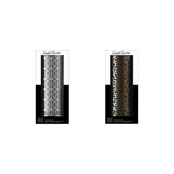 Stelle Audio Dwell Bluetooth Hoparlr-Matte Black With Metallic Gold Print