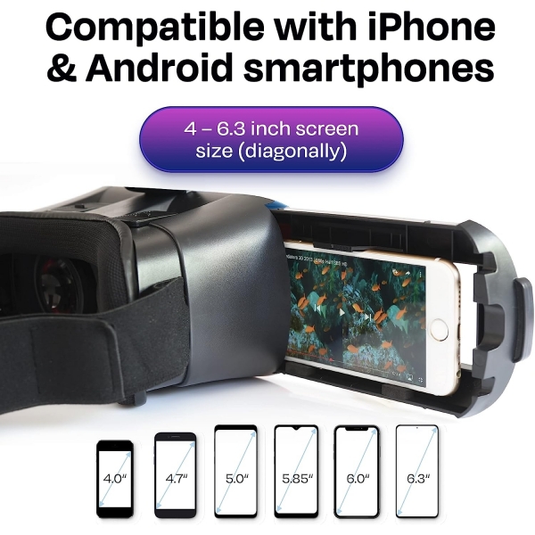 Bnext iPhone ve Android Uyumlu VR Bal -Red