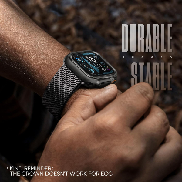 Suitisbest Apple Watch 10 46mm Bumper Klf-Grey