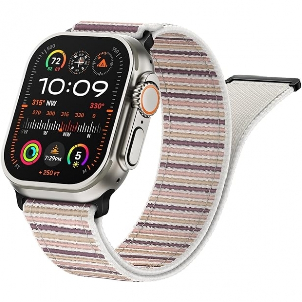 Suitisbest Apple Watch Ultra 2.Nesil rgl Kay(49mm)-Starlight