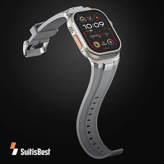 Suitisbest Apple Watch Ultra 2. Nesil Kay (49mm)-Titan Gray