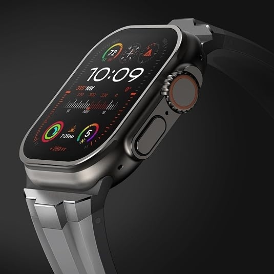 Suitisbest Apple Watch Ultra 2. Nesil Kay (49mm)-Titan Gray