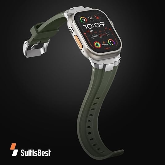 Suitisbest Apple Watch Ultra 2. Nesil Kay (49mm)-Army Green