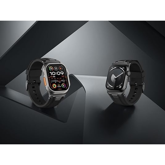 Suitisbest Apple Watch Ultra 2. Nesil Kay (49mm)-Black