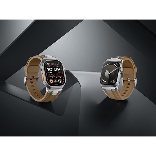 Suitisbest Apple Watch Ultra 2. Nesil Kay (49mm)-Khaki