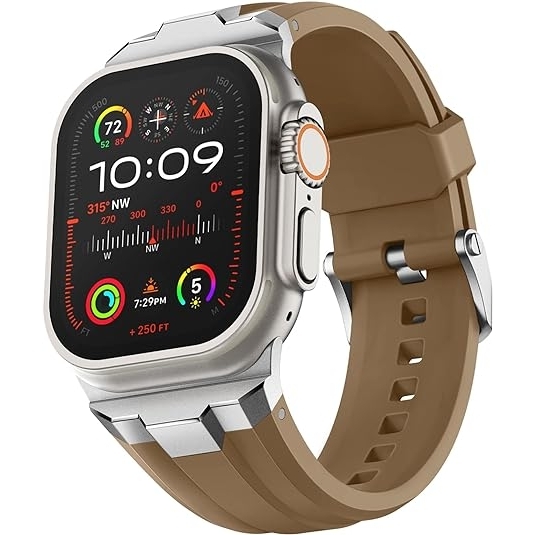 Suitisbest Apple Watch Ultra 2. Nesil Kay (49mm)-Khaki