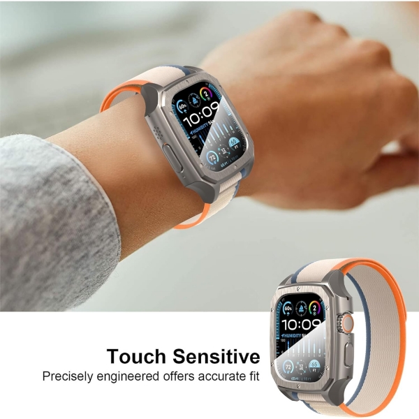 Suoman Apple Watch Ultra 2.Nesil 49mm Bumper Klf-Titanium