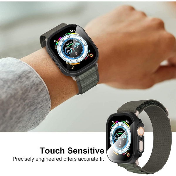 Suoman Apple Watch Ultra 2.Nesil nce Ekran Koruyucu-Black