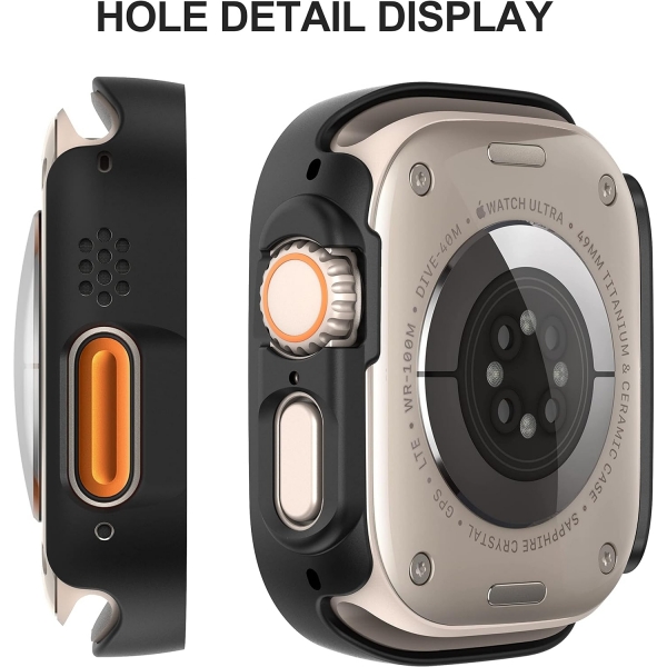 Suoman Apple Watch Ultra 2.Nesil 49mm Bumper Klf-Black