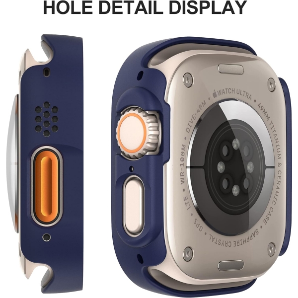 Suoman Apple Watch Ultra 2.Nesil 49mm Bumper Klf-Blue
