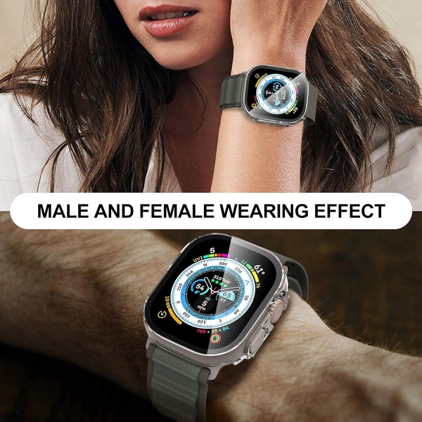 Suoman Apple Watch Ultra 2.Nesil 49mm Bumper Klf-Clear