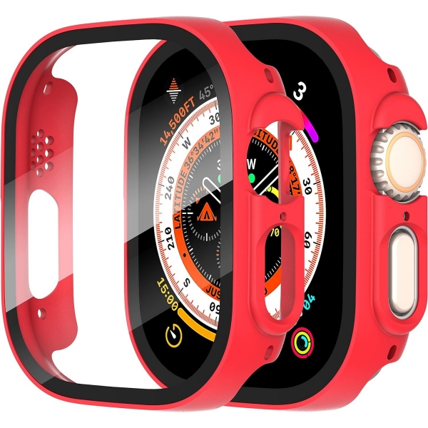 Suoman Apple Watch Ultra 2.Nesil 49mm Bumper Klf-Red