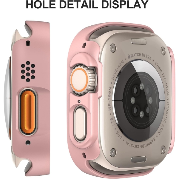 Suoman Apple Watch Ultra 2.Nesil 49mm Bumper Klf-Rose Gold