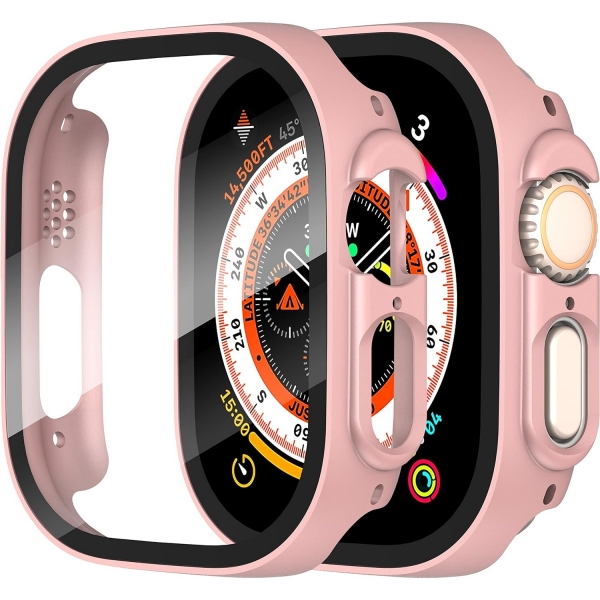 Suoman Apple Watch Ultra 2.Nesil 49mm Bumper Klf-Rose Gold