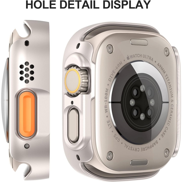 Suoman Apple Watch Ultra 2.Nesil nce Ekran Koruyucu-Starlight
