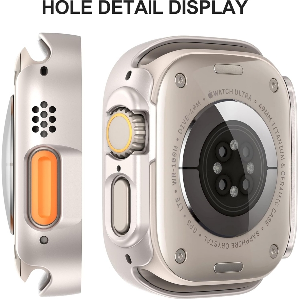Suoman Apple Watch Ultra 2.Nesil 49mm Bumper Klf-Starlight