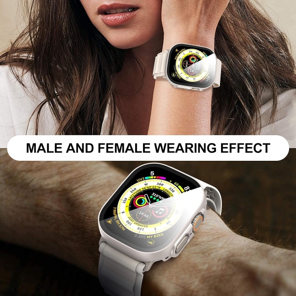 Suoman Apple Watch Ultra 2.Nesil 49mm Bumper Klf-Starlight