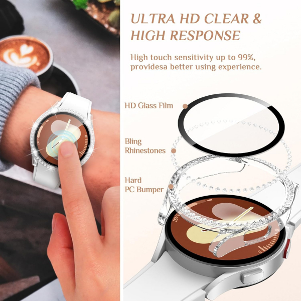 Goton Galaxy Watch 7 44mm Bumper Klf-Clear